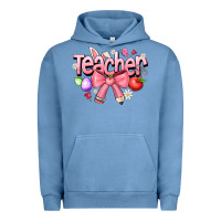 Pigment Pebble Blue easter teacher Urban Hoodie - CowhideDigitalArt