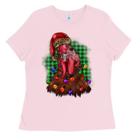 Christmas Rooster Ladies Tee | Teevron