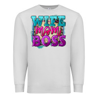 Dove Grey Wife mom boss Mother's Day Premium Sweatshirt - FaDigitalArtStudio