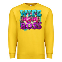 Lemon Wife mom boss Mother's Day Premium Sweatshirt - FaDigitalArtStudio