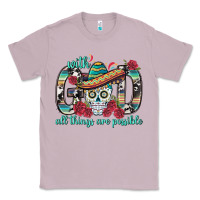 Lilac With God All Things Are Possible With Sombrero Sku Classic Tee - BundleAndBundleShop