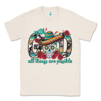 Natural With God All Things Are Possible With Sombrero Sku Classic Tee - BundleAndBundleShop