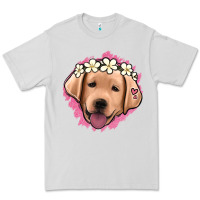 Dove Grey jack russel floral kopyası Premium Tee - Jasminsmagicworld