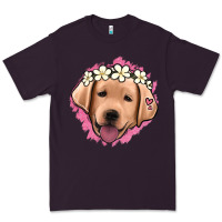 Plum jack russel floral kopyası Premium Tee - Jasminsmagicworld