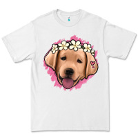 White jack russel floral kopyası Premium Tee - Jasminsmagicworld