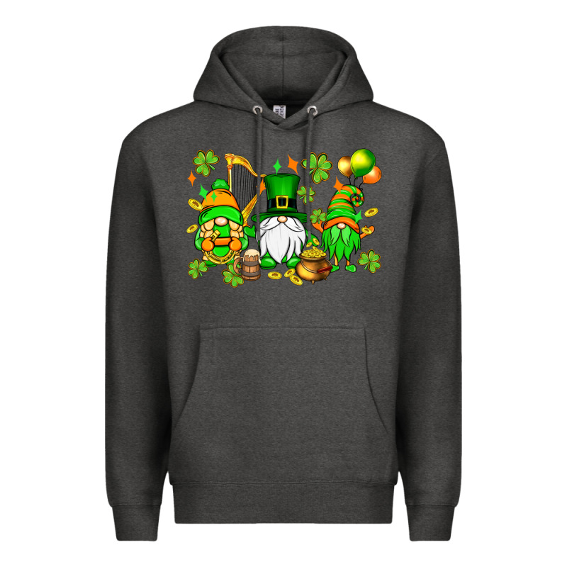 St. Patrick's Day Gnomes Premium Hoodie by OliviaCreatesArt | Teevron