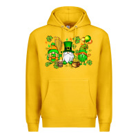 Lemon St. Patrick's Day gnomes Premium Hoodie - OliviaCreatesArt