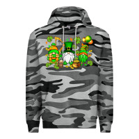 Slate Camo St. Patrick's Day gnomes Premium Hoodie - OliviaCreatesArt