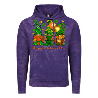 Cloud Purple happy st. patricks day with gnomies Vintage Hoodie - BundleAndBundleShop