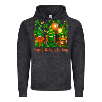 Vintage Black happy st. patricks day with gnomies Vintage Hoodie - BundleAndBundleShop