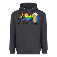 Smoke Peace love Pride Heavyweight Hoodie - FaDigitalArtStudio