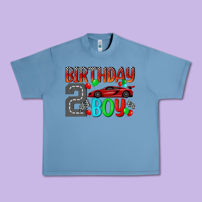 Birthday Boy 2 Urban Heavy Tee Designed By Bundleandbundleshop