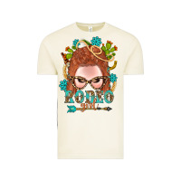 Vintage Arctic Western Rodeo Girl Braid Red Hair Vintage Tee - BundleAndBundleShop