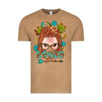 Vintage Camel Western Rodeo Girl Braid Red Hair Vintage Tee - BundleAndBundleShop