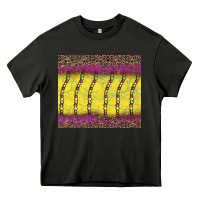 Asphalt mardi gras bead leopard Heavy Core Tee - BarkalooDesign