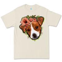Bone jack russel floral Premium Tee - Jasminsmagicworld