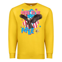 Lemon Born to be free Premium Sweatshirt - FaDigitalArtStudio