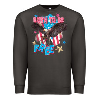 Smoke Born to be free Premium Sweatshirt - FaDigitalArtStudio