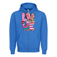 True Royal Love Valentine's Day Zipper Hoodie - HowdyJamesFarm