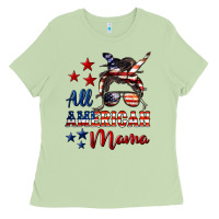 Matcha All American Mama Ladies Tee - LillyAllenDesigns