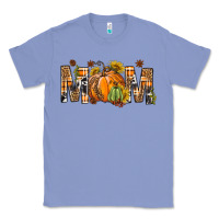 Colony Blue Western Mom With Pumpkins Classic Tee - BundleAndBundleShop