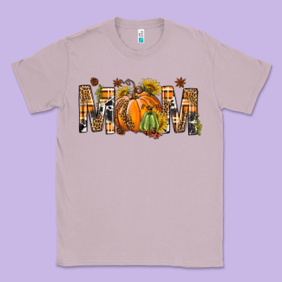 Western Mom With Pumpkins Classic Tee Designed By Bundleandbundleshop