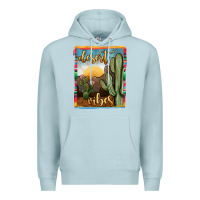Blue Mist desert vibes Premium Hoodie - JahusDesignShop
