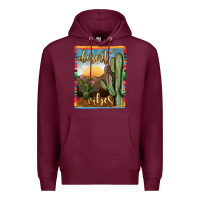 Burgundy desert vibes Premium Hoodie - JahusDesignShop