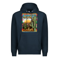 Navy desert vibes Premium Hoodie - JahusDesignShop