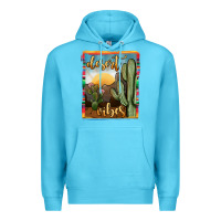 Ocean Blue desert vibes Premium Hoodie - JahusDesignShop