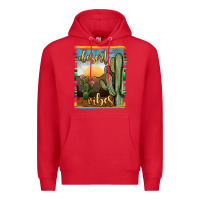 Red desert vibes Premium Hoodie - JahusDesignShop