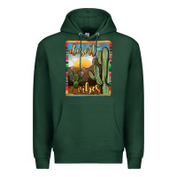 Sports Green desert vibes Premium Hoodie - JahusDesignShop
