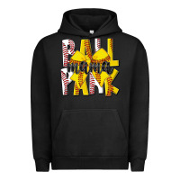 Pigment Black ball park mama Urban Hoodie - CowhideDigitalArt
