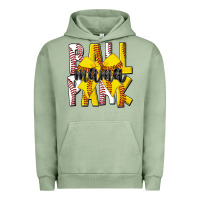 Pigment Oil Green ball park mama Urban Hoodie - CowhideDigitalArt