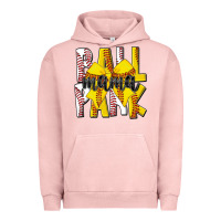 Pigment Salmon ball park mama Urban Hoodie - CowhideDigitalArt