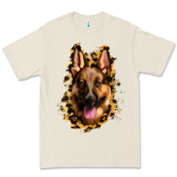 Bone german shepherd leopard background Premium Tee - Jasminsmagicworld