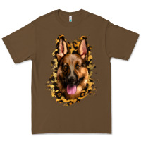 Cacao german shepherd leopard background Premium Tee - Jasminsmagicworld