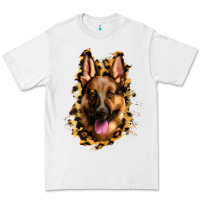 White german shepherd leopard background Premium Tee - Jasminsmagicworld