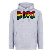 Heather Grey Juneteenth hope Heavyweight Hoodie - FaDigitalArtStudio