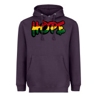 Plum Juneteenth hope Heavyweight Hoodie - FaDigitalArtStudio
