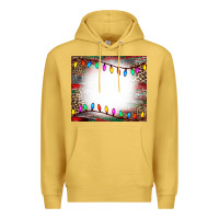 Antique Gold christmas bleach effect tumler Premium Hoodie - CowCowDesign