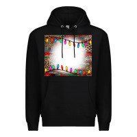 Black christmas bleach effect tumler Premium Hoodie - CowCowDesign