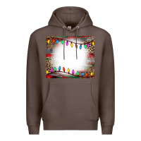 Coffee christmas bleach effect tumler Premium Hoodie - CowCowDesign