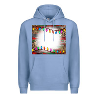 Colony Blue christmas bleach effect tumler Premium Hoodie - CowCowDesign
