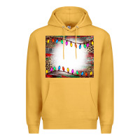 Mustard christmas bleach effect tumler Premium Hoodie - CowCowDesign