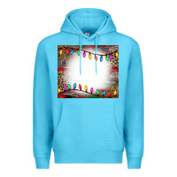 Ocean Blue christmas bleach effect tumler Premium Hoodie - CowCowDesign