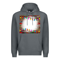 Rock christmas bleach effect tumler Premium Hoodie - CowCowDesign