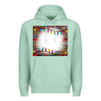 Seafoam christmas bleach effect tumler Premium Hoodie - CowCowDesign