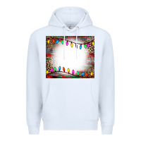 White christmas bleach effect tumler Premium Hoodie - CowCowDesign