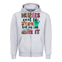 Heather Grey cowgirl nurses can't fix stupid Zipper Hoodie - CowGirlArtShop
